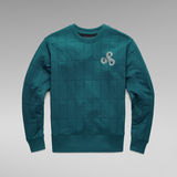G-Star RAW® Quilted Sweater Green