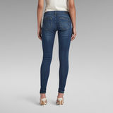 G-Star RAW® Jeans Midge Zip Mid-Waist Skinny Azul oscuro