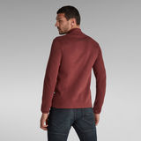 G-Star RAW® Lightweight Track 1/2 Zip Sweater Brown