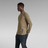 G-Star RAW® Lightweight V-Neck Sweater Green
