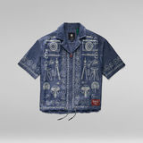 G-Star RAW® Hawaii Shirt Printed Dark blue