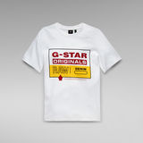 G-Star RAW® Color Block Originals Top White