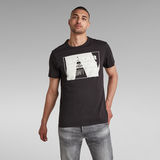 G-Star RAW® Layer Originals Logo GR T-Shirt Black