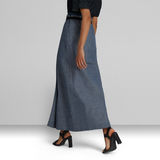 G-Star RAW® GSRR A-line Maxi Selvedge Skirt Dark blue