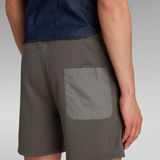 G-Star RAW® Mixed Woven Cargo Sweat Shorts Grey