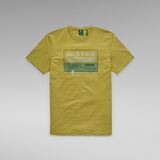 G-Star RAW® Color Block Originals Slim T-Shirt Brown