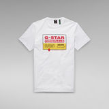 G-Star RAW® Color Block Originals Slim T-Shirt White