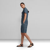 G-Star RAW® Short Sleeve Playsuit Medium blue