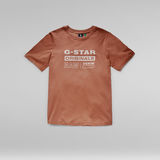 G-Star RAW® Originals Label Regular Fit T-shirt Bruin