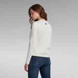 G-Star RAW® Text Pocket Loose Top White