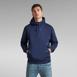 G-Star RAW® Pocket Detail Loose Hooded Sweater Medium blue