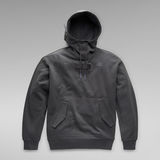 G-Star RAW® Pocket Detail Loose Hooded Sweater Grey