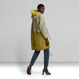 G-Star RAW® Unlined Colourblock Parka Green