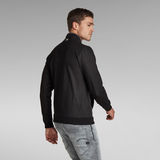 G-Star RAW® Lightweight Half Zip Bound Sweater Black