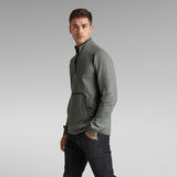 G-Star RAW® Lightweight Half Zip Bound Sweater Grey