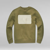 G-Star RAW® RAW. Double Layer Sweater Green