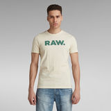 G-Star RAW® RAW. Slim T-Shirt Beige