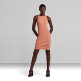 G-Star RAW® Engineered Rib Tank Top Dress C Pink