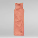 G-Star RAW® Engineered Rib Tank Top Dress C Pink