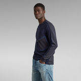 G-Star RAW® Lightweight Mesh Pocket Sweater Dark blue