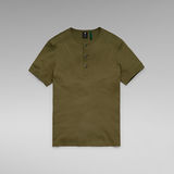 G-Star RAW® Granddad Slim T-Shirt Green