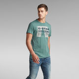 G-Star RAW® Layer Originals Logo GR T-Shirt Grau