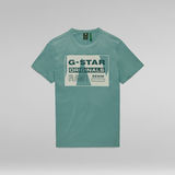 G-Star RAW® T-shirt Layer Originals Logo GR Gris