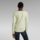 G-Star RAW® Rolled Edge Long Sleeve Top C Green