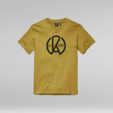 G-Star RAW® Circle Graphic T-Shirt Brown