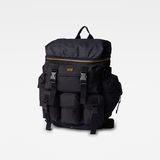 G-Star RAW® Estan Detachable Pocket Backpack Dark blue front flat