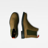 G-Star RAW® Vacum Chelsea Boots Green both shoes