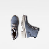 G-Star RAW® Aefon Boots Q2 Light blue both shoes