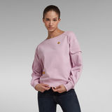 G-Star RAW® Boat Neck Sweater Purple