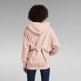 G-Star RAW® Graphic Back Snaps Hoodie Pink