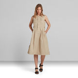 G-Star RAW® Fit And Flare Dress Beige