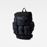 G-Star RAW® Estan Detachable Pocket Backpack Dark blue front flat