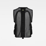 G-Star RAW® E Utility Mesh Vest Black model side