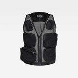 G-Star RAW® E Mosquito Multi Pocket Vest Black model front