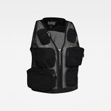 G-Star RAW® E Mosquito Multi Pocket Vest Black model back