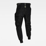 G-Star RAW® E Relaxed Tapered Cargo Pants Black flat back