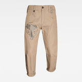 G-Star RAW® E Artwork Straight Tapered Chino Beige model front