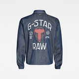G-Star RAW® E Coach Jacket Dark blue model side
