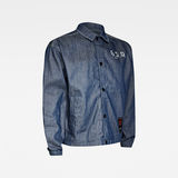 G-Star RAW® E Coach Jacket Dark blue model back