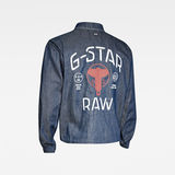 G-Star RAW® E Coach Jacket Dark blue flat back