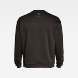 G-Star RAW® Sleeve Graphic Sweater Grey model side