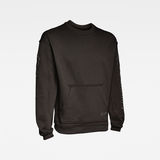 G-Star RAW® Sleeve Graphic Sweater Grey model back