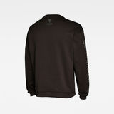 G-Star RAW® Sleeve Graphic Sweater Grey flat back