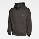 G-Star RAW® Sleeve Graphic Hoodie Grey flat front