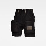 G-Star RAW® E Relaxed Shorts Black model back zoom