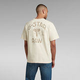 G-Star RAW® Back Logo Loose T-Shirt Beige